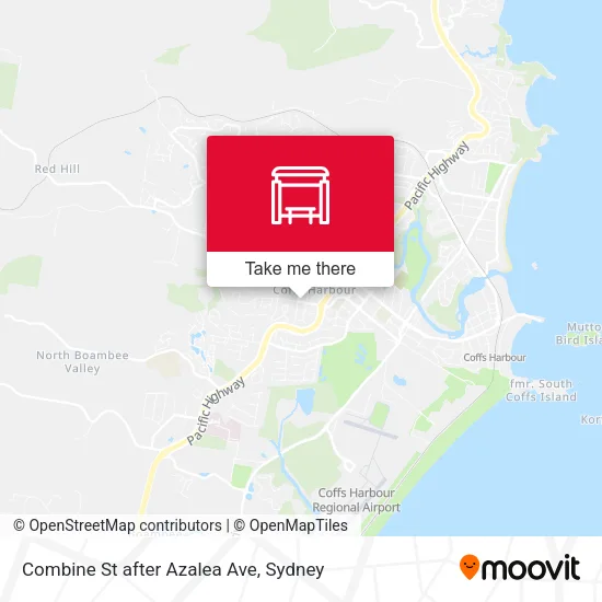 Combine St after Azalea Ave map