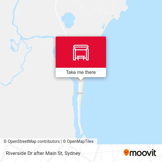 Mapa Riverside Dr after Main St