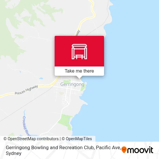 Mapa Gerringong Bowling and Recreation Club, Pacific Ave