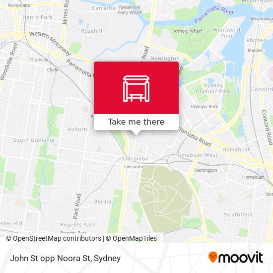 John St opp Noora St map