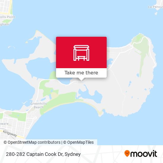 280-282 Captain Cook Dr map