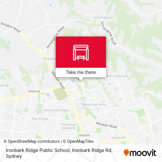 Ironbark Ridge Public School, Ironbark Ridge Rd map