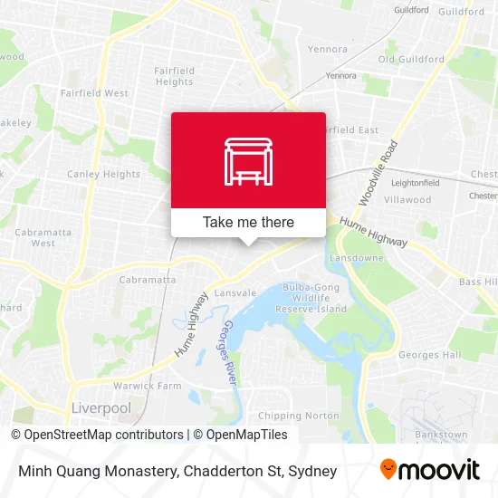 Mapa Minh Quang Monastery, Chadderton St