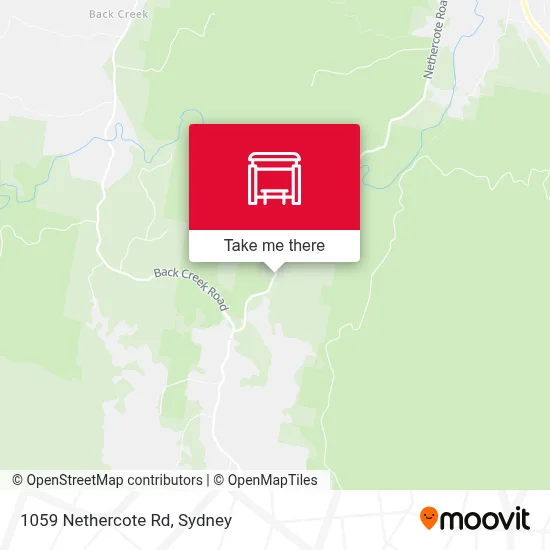 Mapa 1059 Nethercote Rd