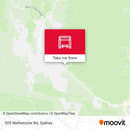 Mapa 505 Nethercote Rd