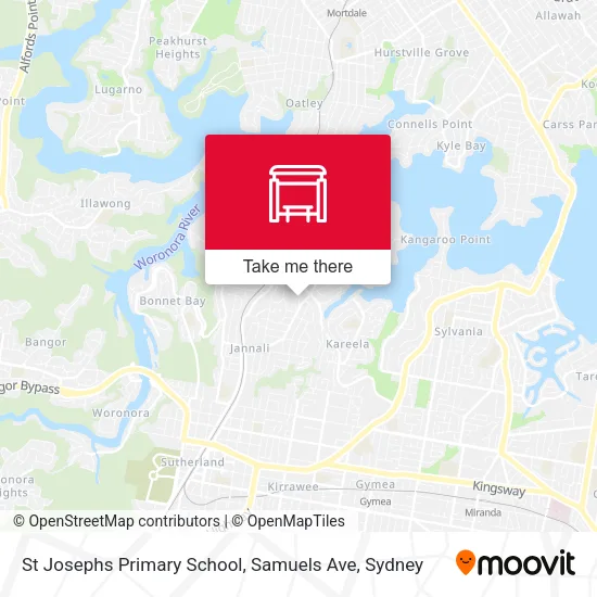 St Josephs Primary School, Samuels Ave map