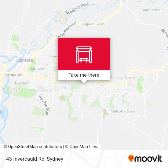 Mapa 43 Invercauld Rd