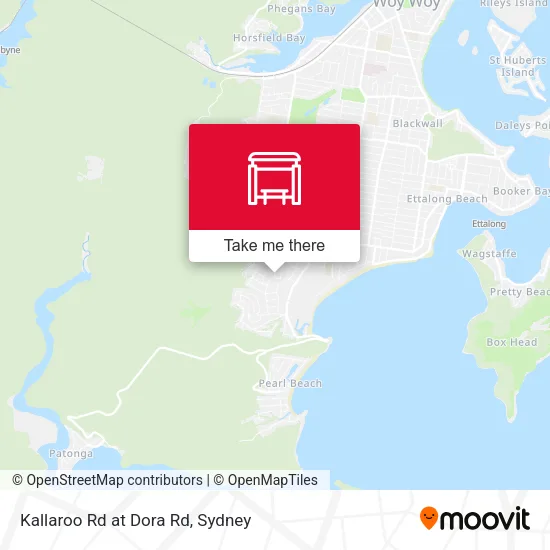 Kallaroo Rd at Dora Rd map