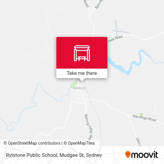 Mapa Rylstone Public School, Mudgee St