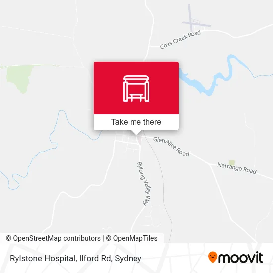 Mapa Rylstone Hospital, Ilford Rd