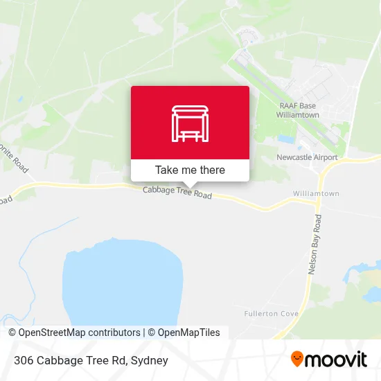 Mapa 306 Cabbage Tree Rd