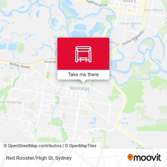 Mapa Red Rooster/High St