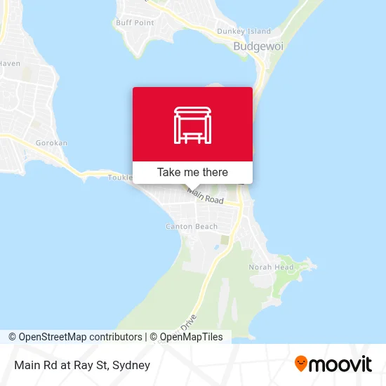 Mapa Main Rd at Ray St