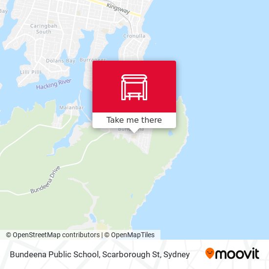 Mapa Bundeena Public School, Scarborough St