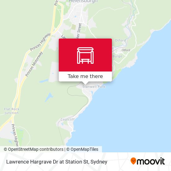 Mapa Lawrence Hargrave Dr at Station St