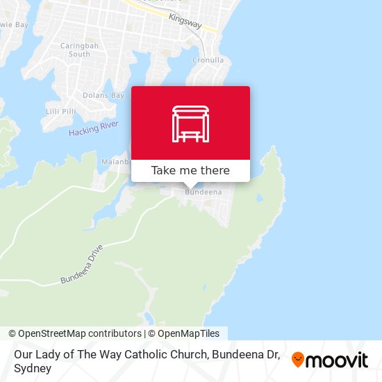 Our Lady of The Way Catholic Church, Bundeena Dr map