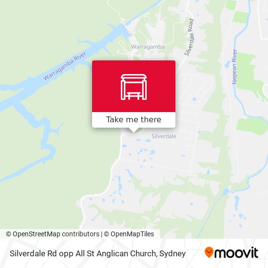 Mapa Silverdale Rd opp All St Anglican Church