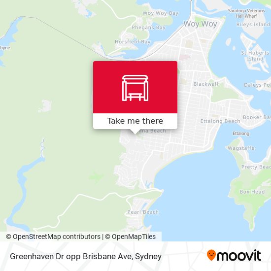 Greenhaven Dr opp Brisbane Ave map