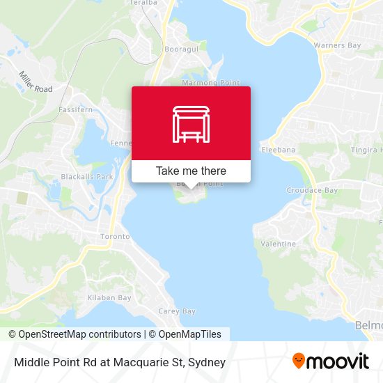 Middle Point Rd at Macquarie St map