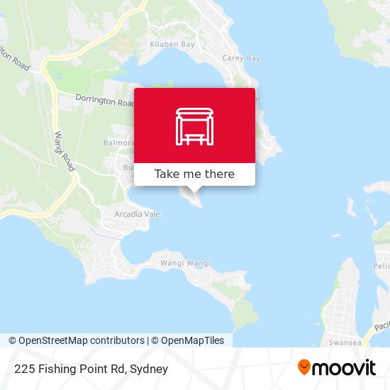 225 Fishing Point Rd map
