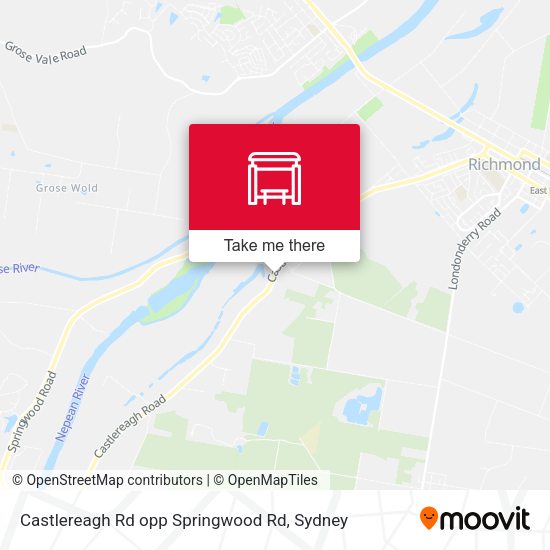 Castlereagh Rd opp Springwood Rd map