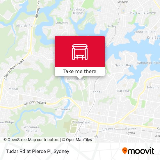 Tudar Rd at Pierce Pl map