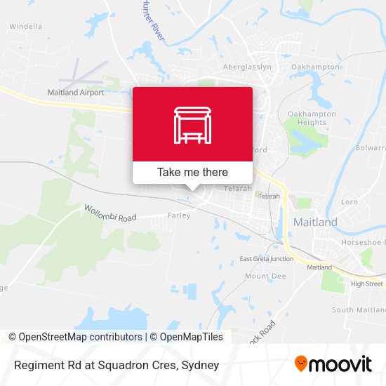 Regiment Rd at Squadron Cres map