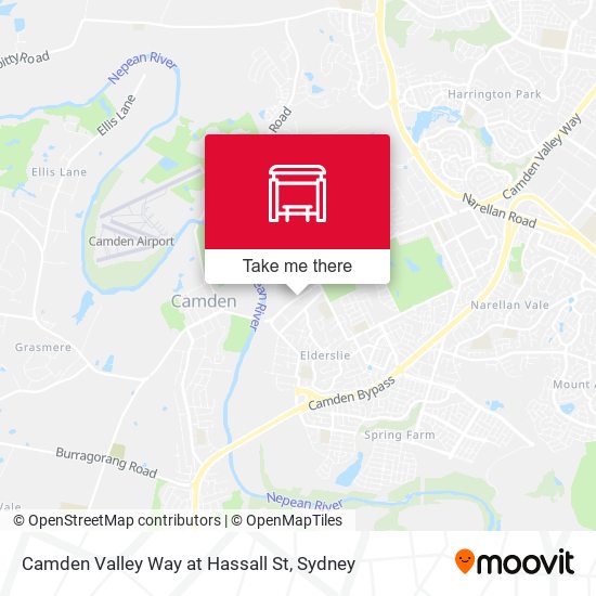 Camden Valley Way at Hassall St map