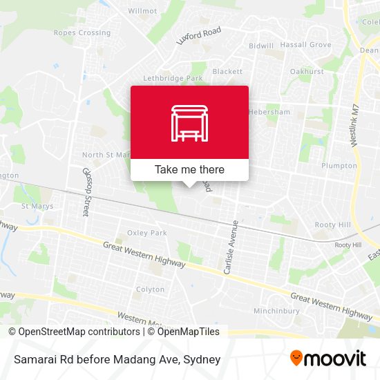 Samarai Rd before Madang Ave map