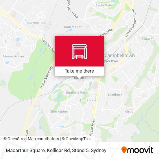 Macarthur Square, Kellicar Rd, Stand 5 map
