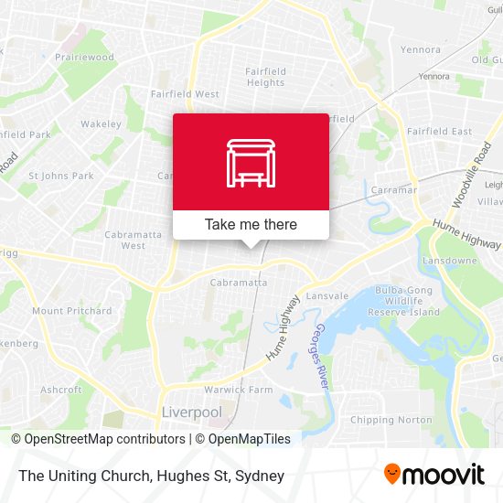 The Uniting Church, Hughes St map