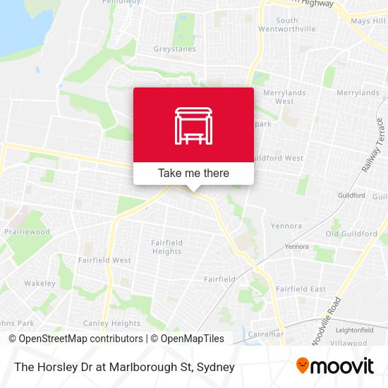 The Horsley Dr at Marlborough St map