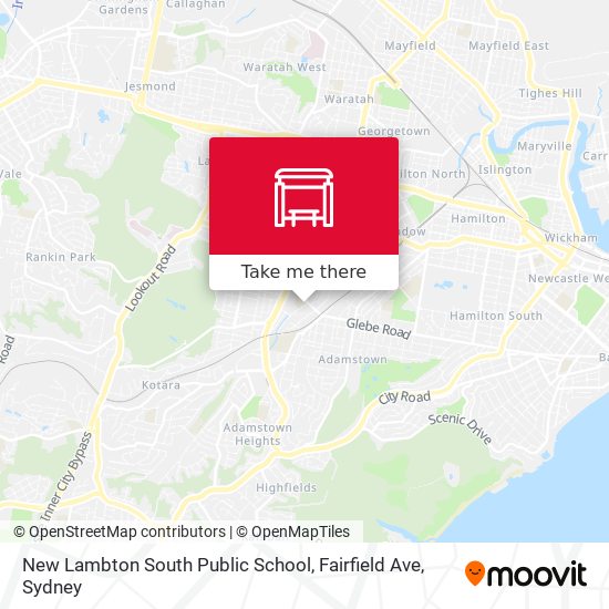 Mapa New Lambton South Public School, Fairfield Ave