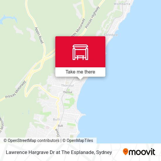 Lawrence Hargrave Dr at The Esplanade map