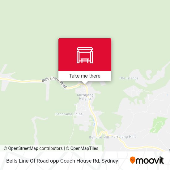 Bells Line Of Road opp Coach House Rd map