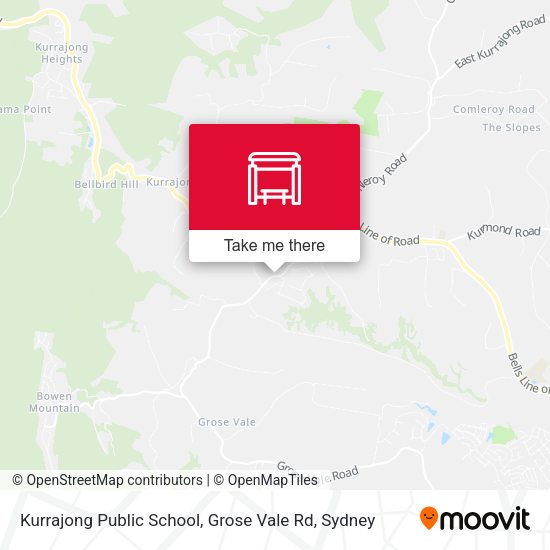 Kurrajong Public School, Grose Vale Rd map