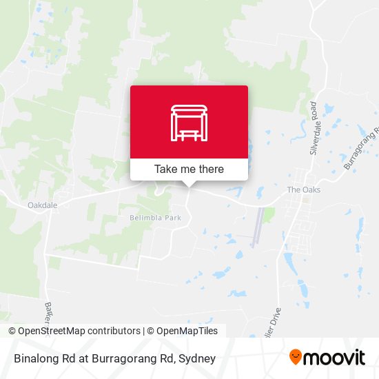 Binalong Rd at Burragorang Rd map