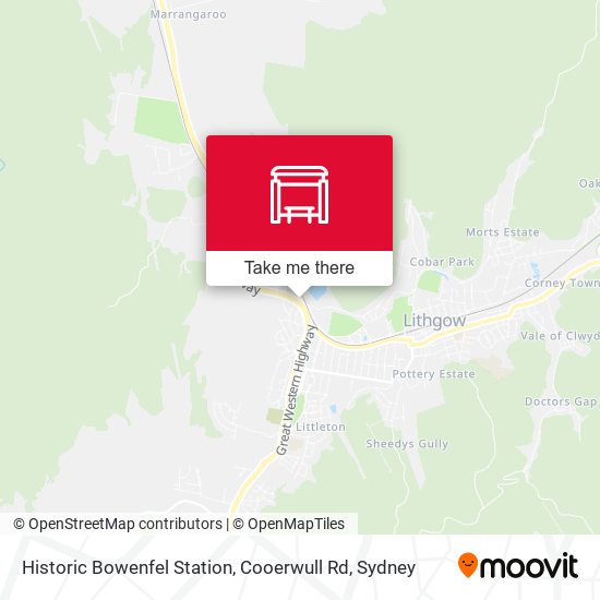 Historic Bowenfel Station, Cooerwull Rd map