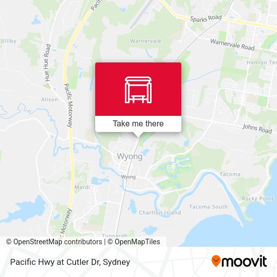 Pacific Hwy at Cutler Dr map