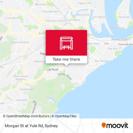 Morgan St at Yule Rd map