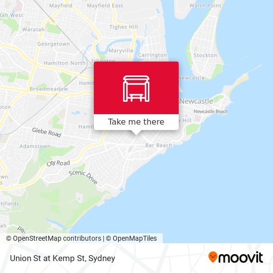 Union St at Kemp St map