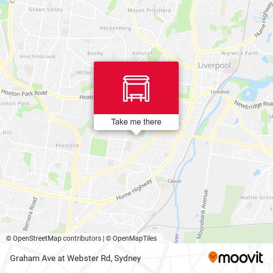 Graham Ave at Webster Rd map