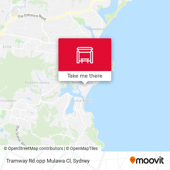 Tramway Rd opp Mulawa Cl map