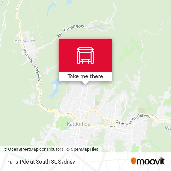 Paris Pde at South St map
