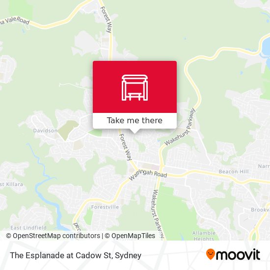 The Esplanade at Cadow St map