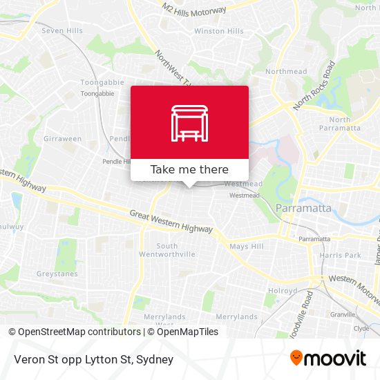 Veron St opp Lytton St map