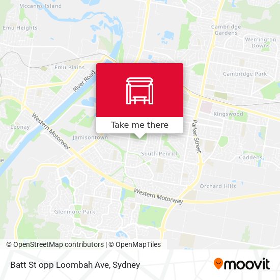 Batt St opp Loombah Ave map