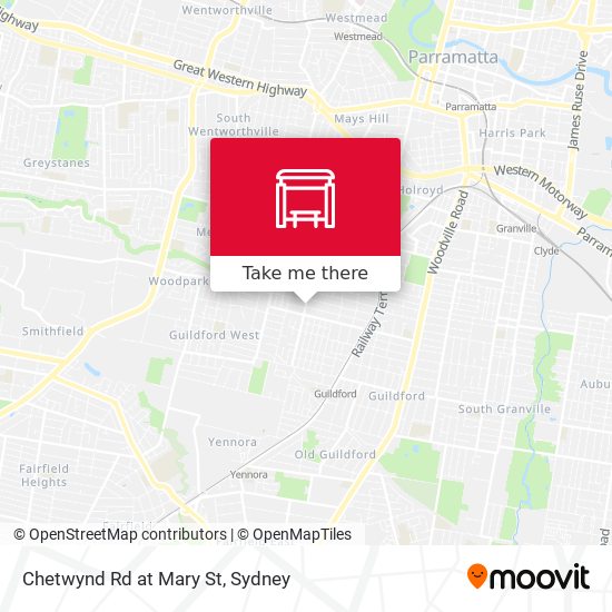 Chetwynd Rd at Mary St map