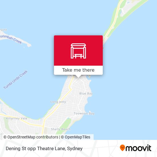 Dening St opp Theatre Lane map