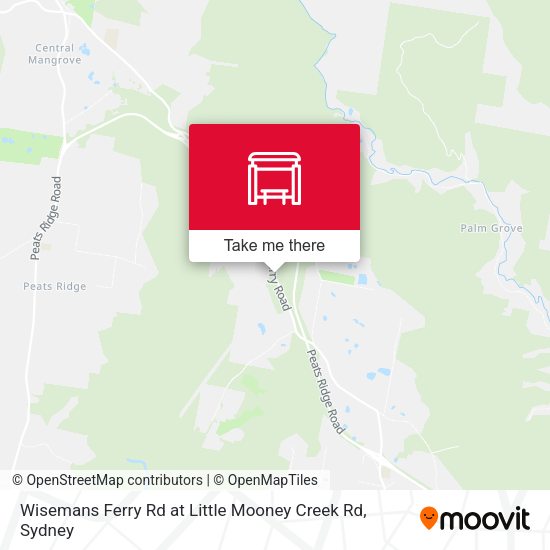 Wisemans Ferry Rd at Little Mooney Creek Rd map